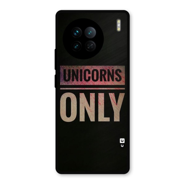 Unicorns Only Metal Back Case for Vivo X90