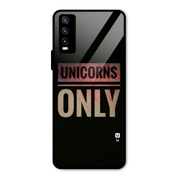 Unicorns Only Metal Back Case for Vivo Y20