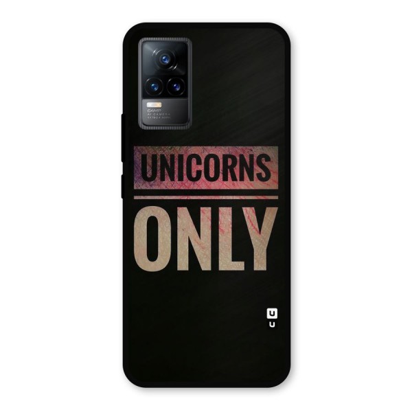 Unicorns Only Metal Back Case for Vivo Y73