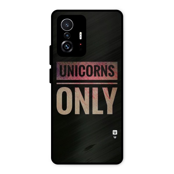 Unicorns Only Metal Back Case for Xiaomi 11T Pro
