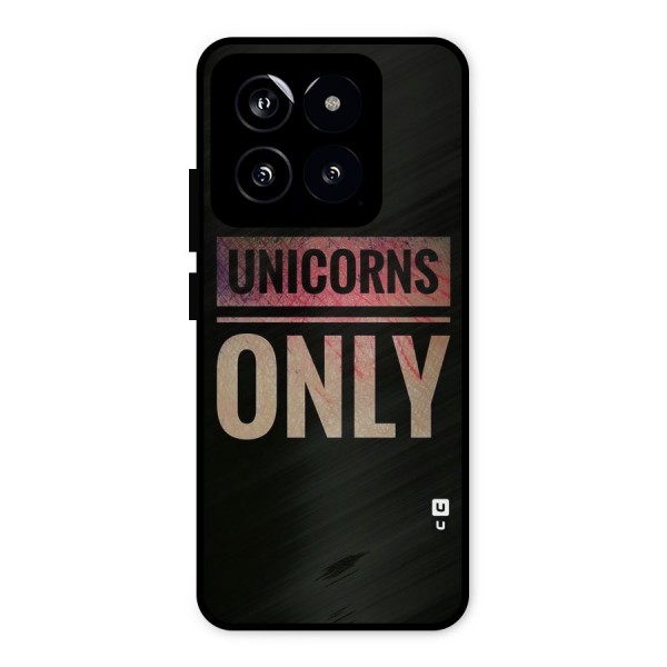 Unicorns Only Metal Back Case for Xiaomi 14