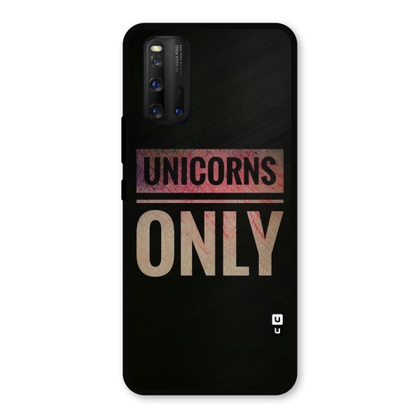 Unicorns Only Metal Back Case for iQOO 3