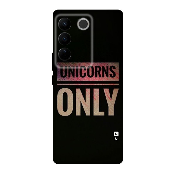 Unicorns Only Original Polycarbonate Back Case for Vivo V27