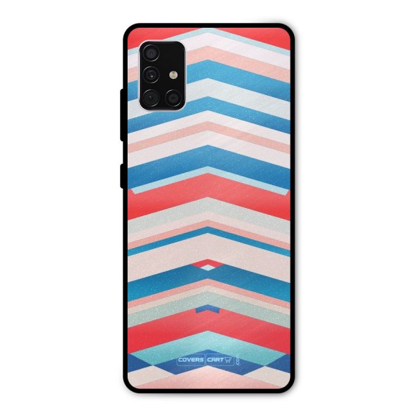 Unique Vibrant Colours Metal Back Case for Galaxy A51