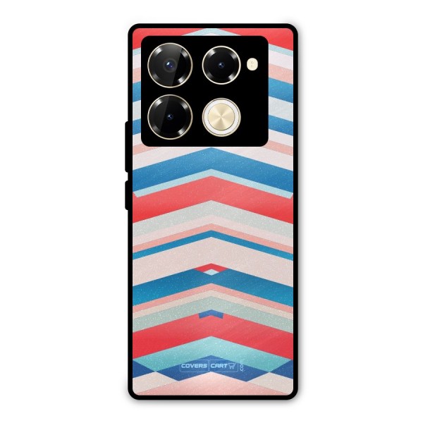 Unique Vibrant Colours Metal Back Case for Infinix Note 40 Pro Plus