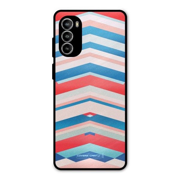 Unique Vibrant Colours Metal Back Case for Moto G52