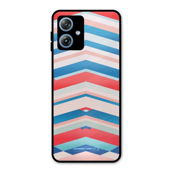 Unique Vibrant Colours Metal Back Case for Moto G54