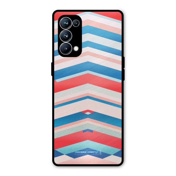 Unique Vibrant Colours Metal Back Case for Oppo Reno5 Pro 5G