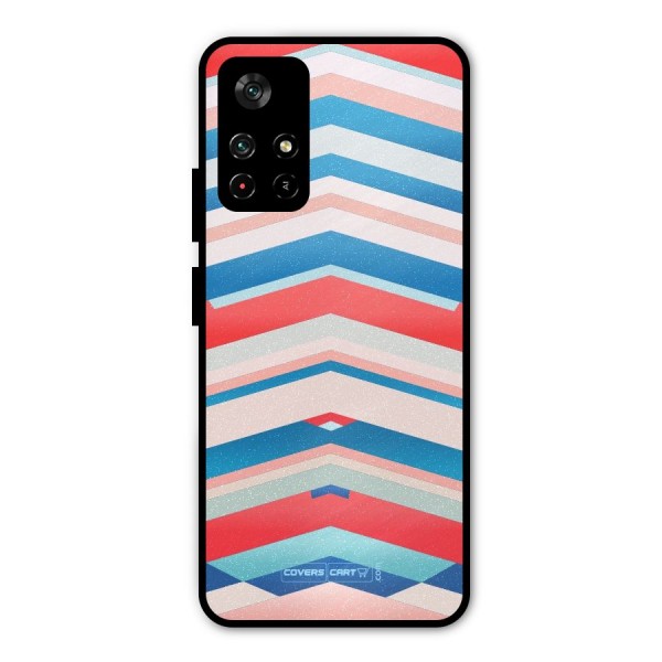 Unique Vibrant Colours Metal Back Case for Poco M4 Pro 5G