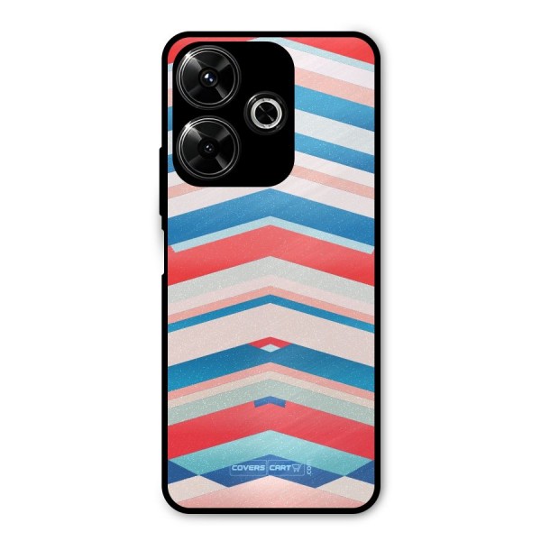Unique Vibrant Colours Metal Back Case for Poco M6 Plus