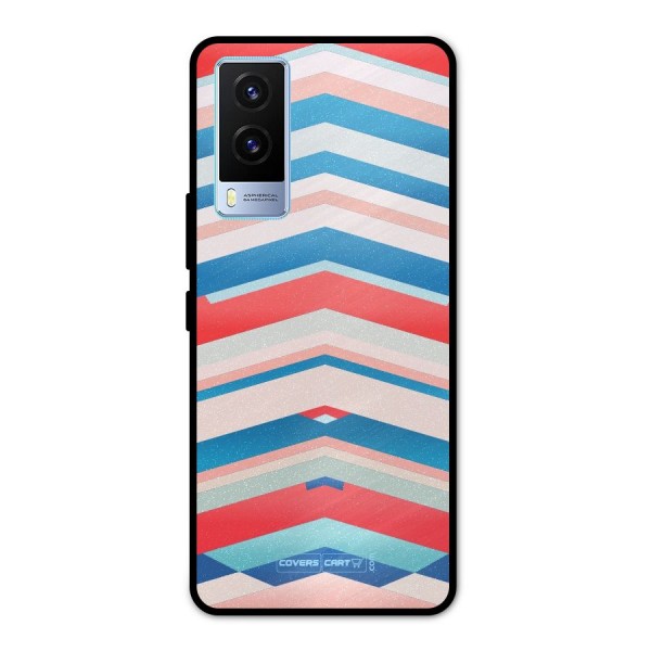 Unique Vibrant Colours Metal Back Case for Vivo V21e 5G