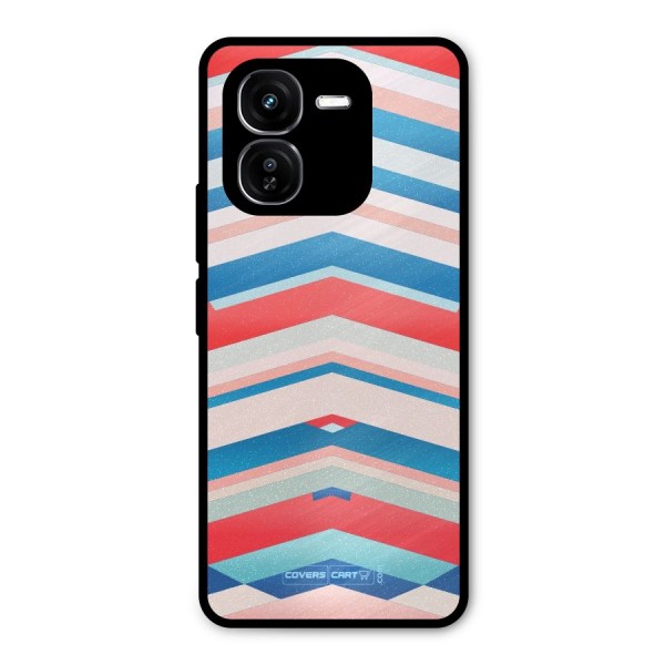 Unique Vibrant Colours Metal Back Case for iQOO Z9x