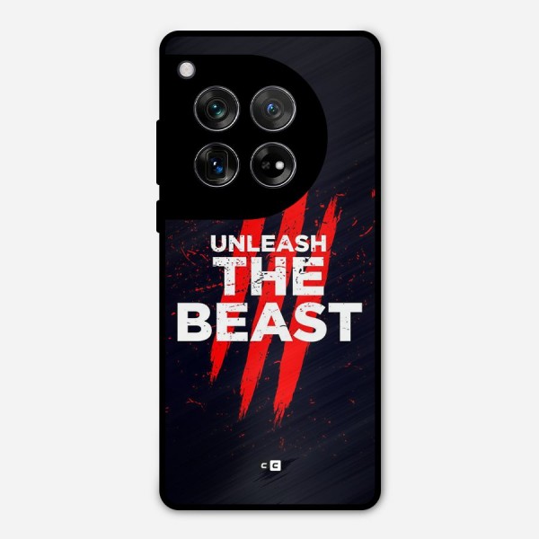 Unleash The Beast Metal Back Case for OnePlus 12