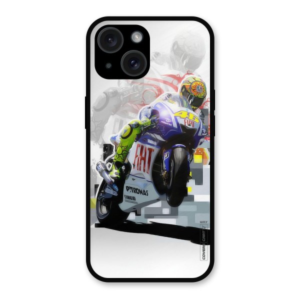 Valentino Rossi Metal Back Case for iPhone 15