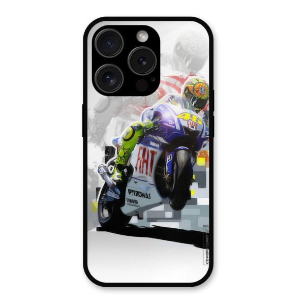 Valentino Rossi Metal Back Case for iPhone 15 Pro