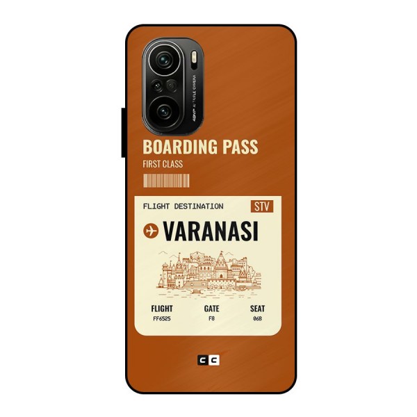 Varanasi Boarding Pass Metal Back Case for Mi 11X Pro