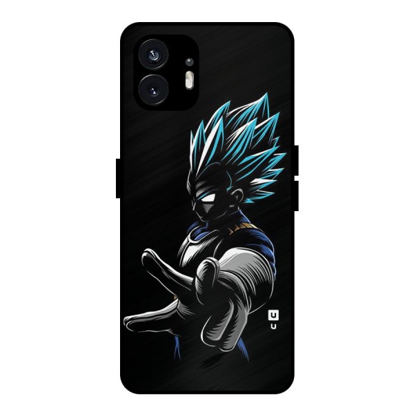 Vegeta Super Saiyan Metal Back Case for Nothing Phone 2