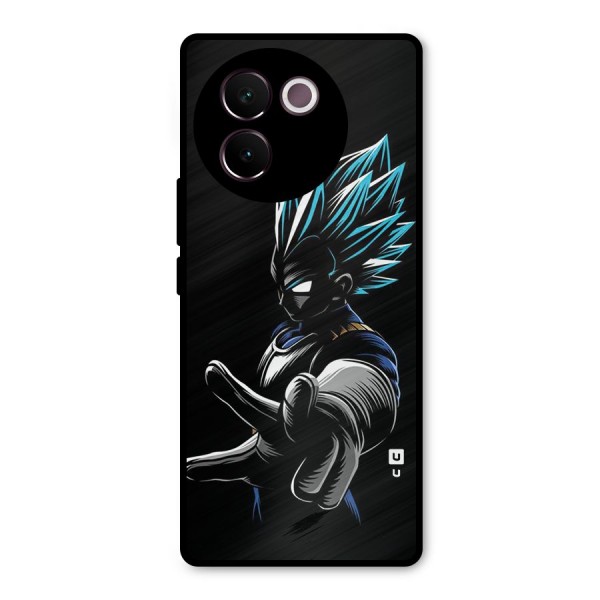 Vegeta Super Saiyan Metal Back Case for Vivo V30e