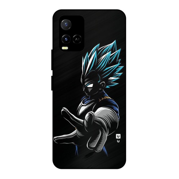 Vegeta Super Saiyan Metal Back Case for Vivo Y21 2021