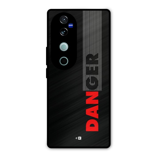 Vertical Danger Metal Back Case for Vivo V40 Pro