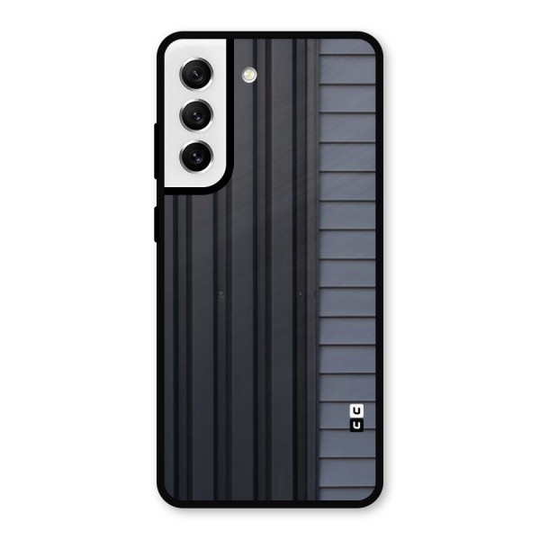 Vertical Horizontal Metal Back Case for Galaxy S21 FE 5G