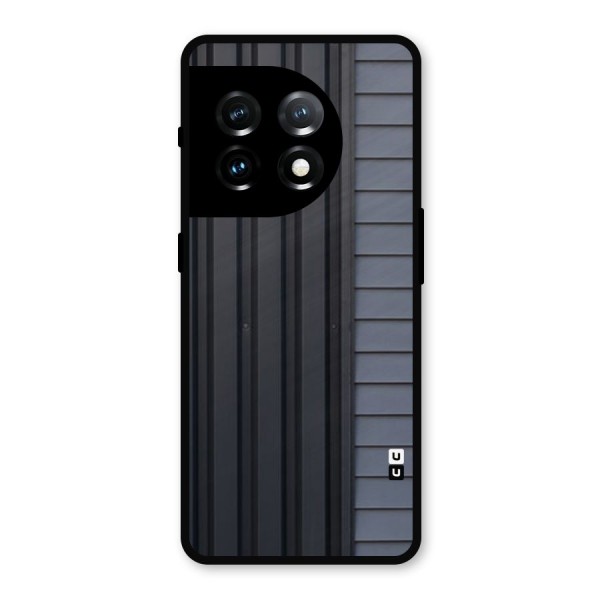 Vertical Horizontal Metal Back Case for OnePlus 11