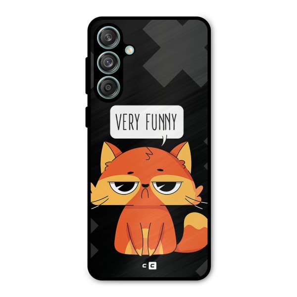 Very Funny Cat Metal Back Case for Galaxy M55 5G