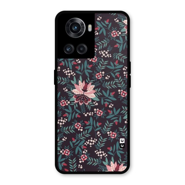 Very Leafy Pattern Metal Back Case for OnePlus 10R