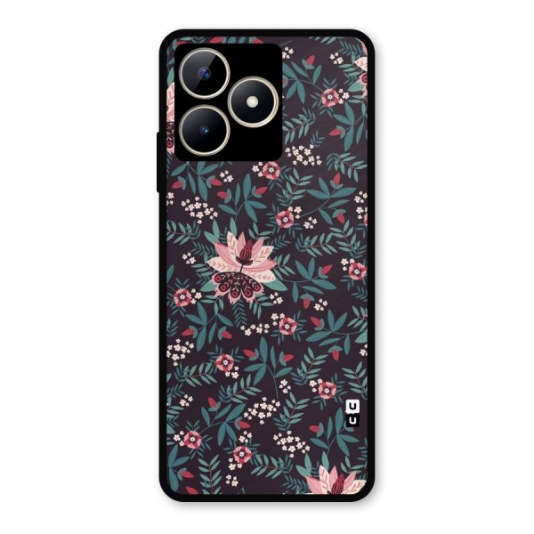 Very Leafy Pattern Metal Back Case for Realme C53