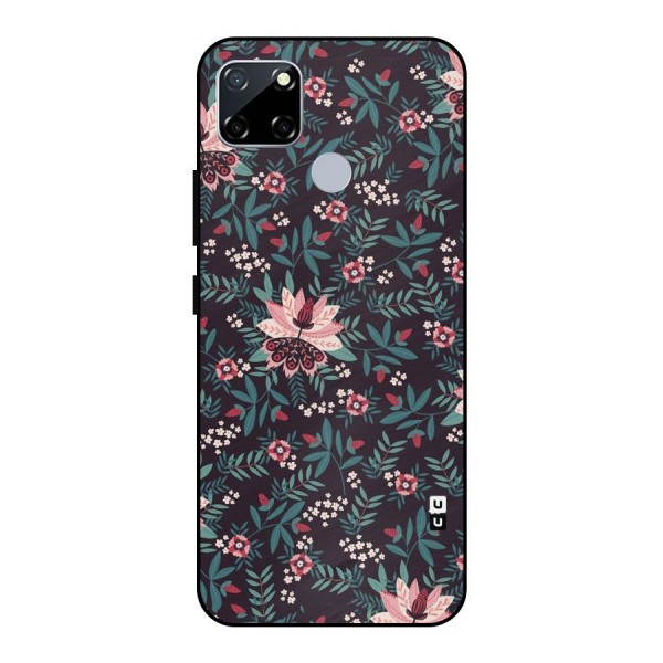 Very Leafy Pattern Metal Back Case for Realme Narzo 30A