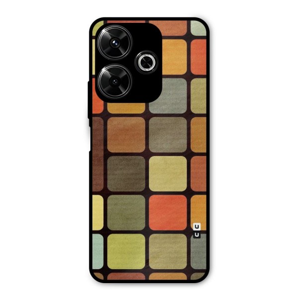 Vintage Boxes Metal Back Case for Poco M6 Plus