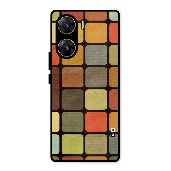 Vintage Boxes Metal Back Case for Vivo V29e