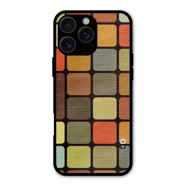 Vintage Boxes Metal Back Case for iPhone 16 Pro Max