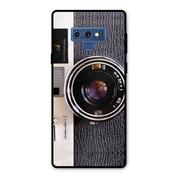 Vintage Camera Metal Back Case for Galaxy Note 9