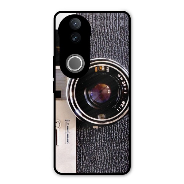 Vintage Camera Metal Back Case for Vivo V50