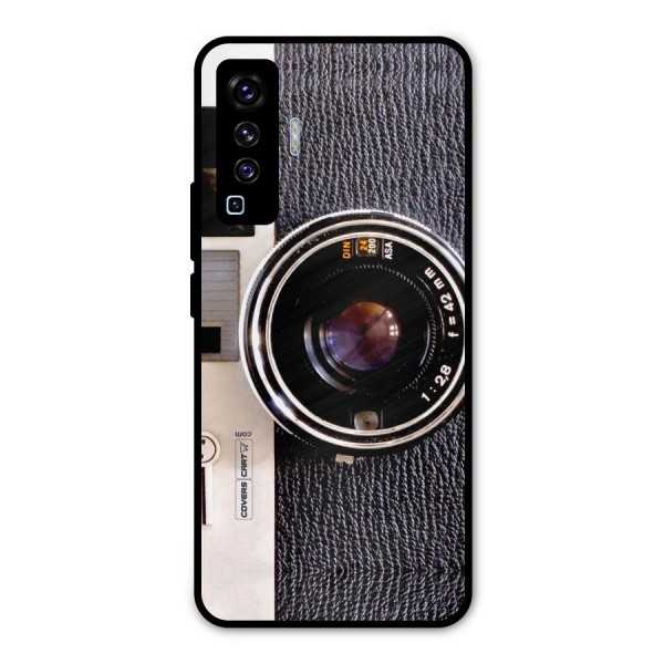 Vintage Camera Metal Back Case for Vivo X50