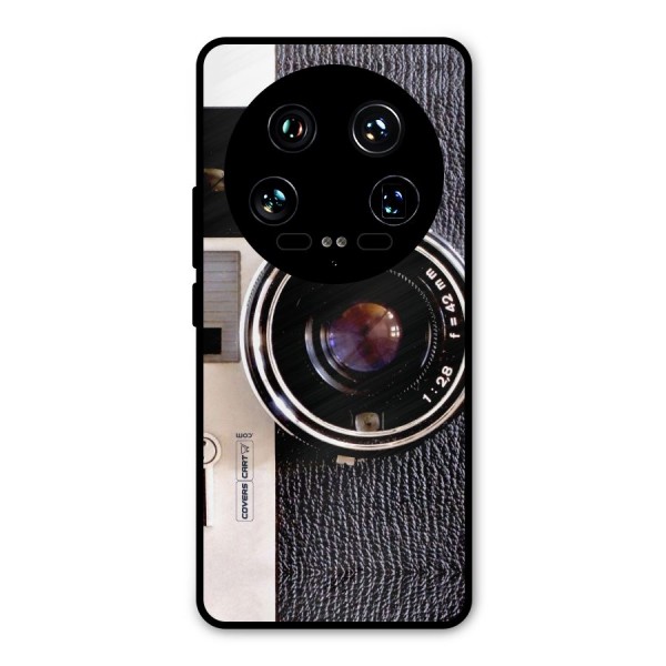 Vintage Camera Metal Back Case for Xiaomi 14 Ultra