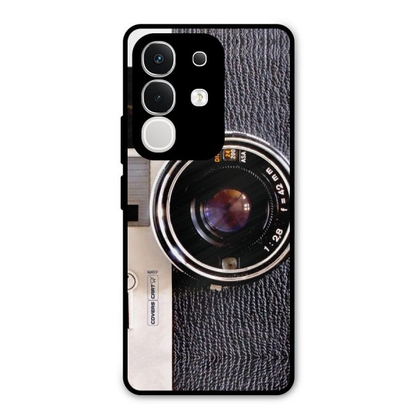 Vintage Camera Metal Back Case for iQOO Z10x