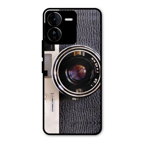 Vintage Camera Metal Back Case for iQOO Z9
