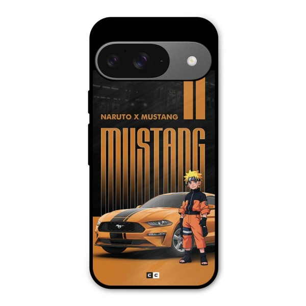 Vintage Car Boy Metal Back Case for Google Pixel 9