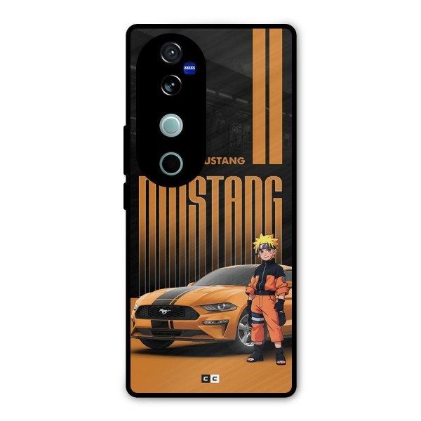 Vintage Car Boy Metal Back Case for Vivo V40 Pro