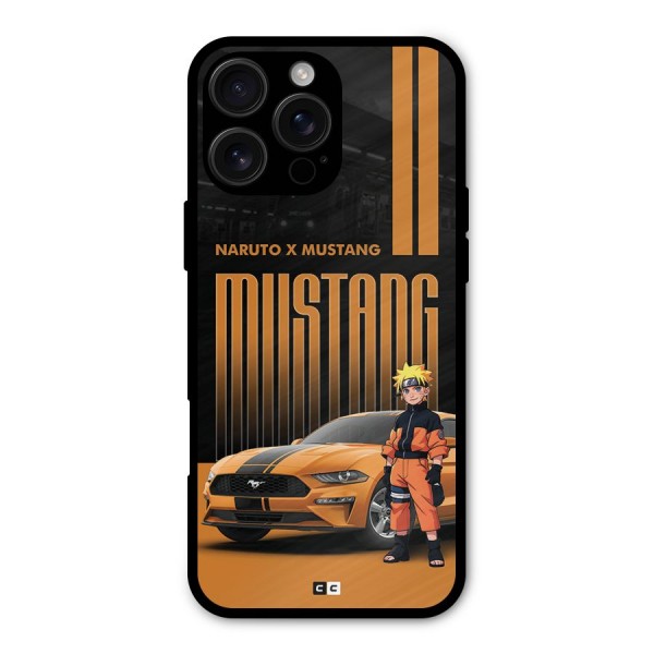 Vintage Car Boy Metal Back Case for iPhone 16 Pro Max