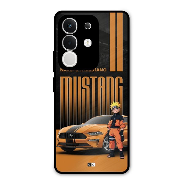 Vintage Car Boy Metal Back Case for iQOO Z10x
