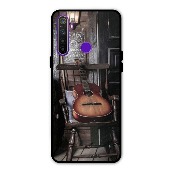 Vintage Chair Guitar Glass Back Case for Realme 5s