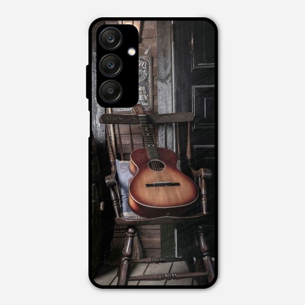 Vintage Chair Guitar Metal Back Case for Galaxy A25 5G
