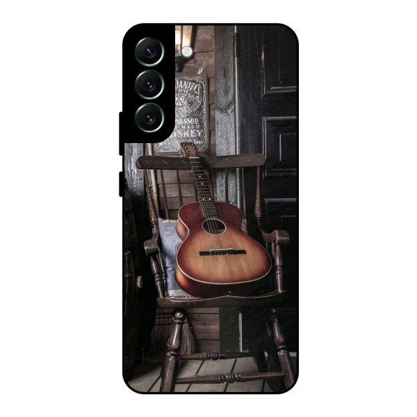 Vintage Chair Guitar Metal Back Case for Galaxy S22 Plus 5G