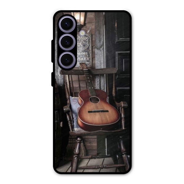 Vintage Chair Guitar Metal Back Case for Galaxy S24