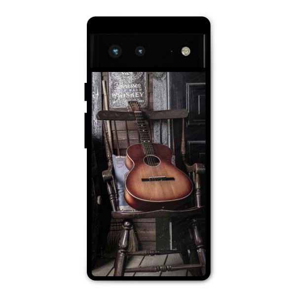 Vintage Chair Guitar Metal Back Case for Google Pixel 6