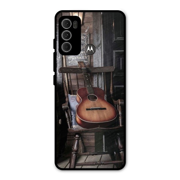 Vintage Chair Guitar Metal Back Case for Moto G60