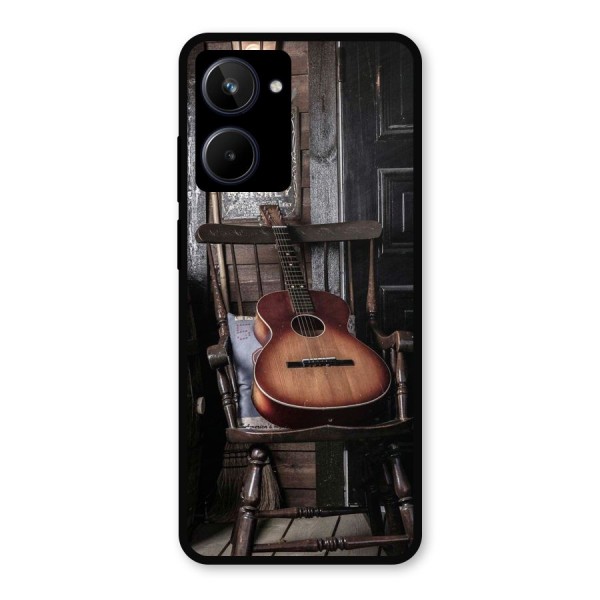 Vintage Chair Guitar Metal Back Case for Realme 10